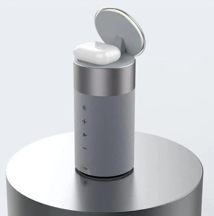 3-in-1 Wireless Charge Station & Speaker