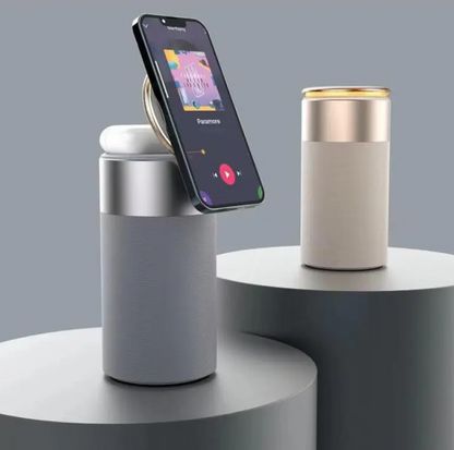 3-in-1 Wireless Charge Station & Speaker